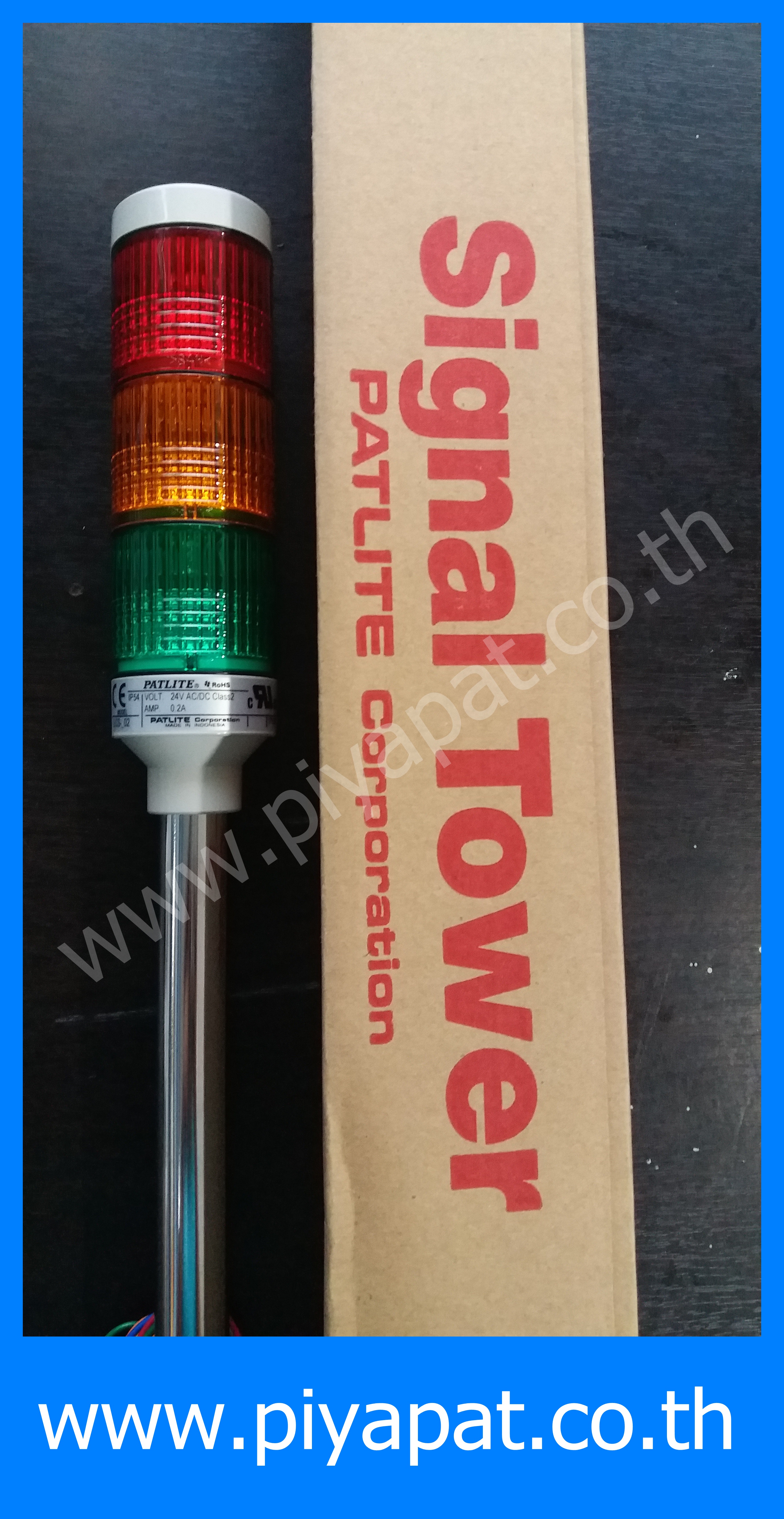 PRE-302-RYG LED Tower Light – Red/Yellow/Green Stack Light For Machines & Alerts