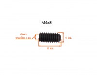 M4x8วัดไซต์